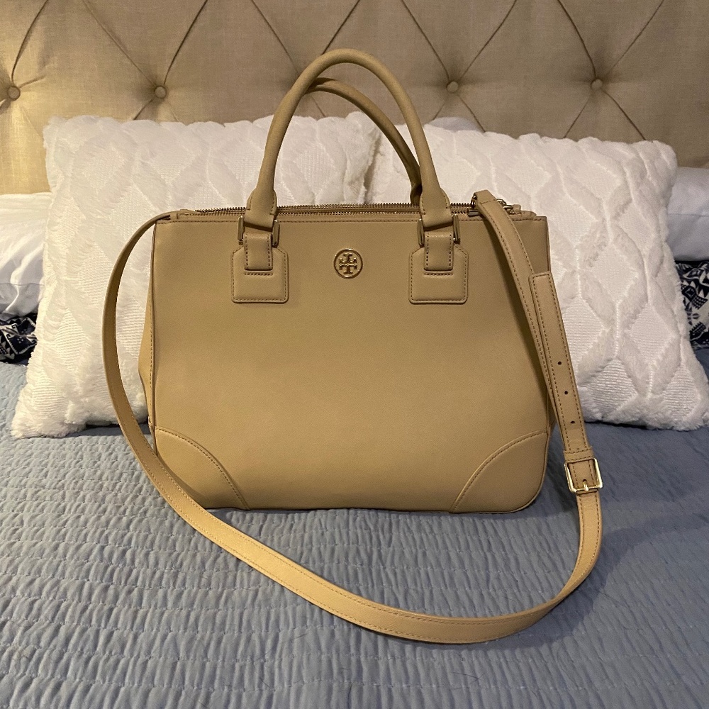 Tory Burch Robinson Double-Zip Tote